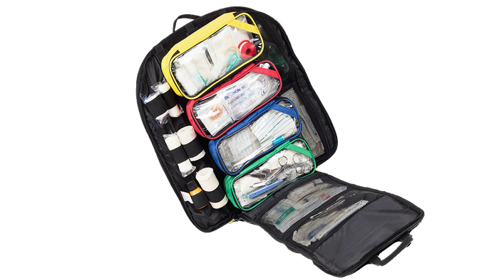 First Aid Large Major/ Mass Incident First Responder Kit in Back Pack / Pictures for reference only examine contents list - Image 5