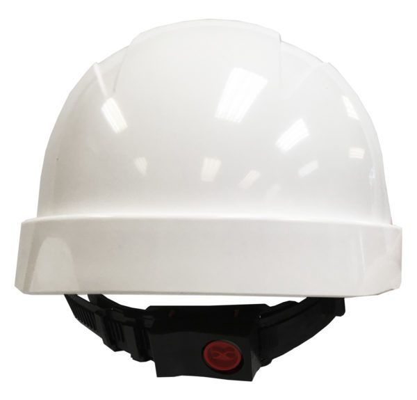 Hard Hat White Push lock cradle - Image 2