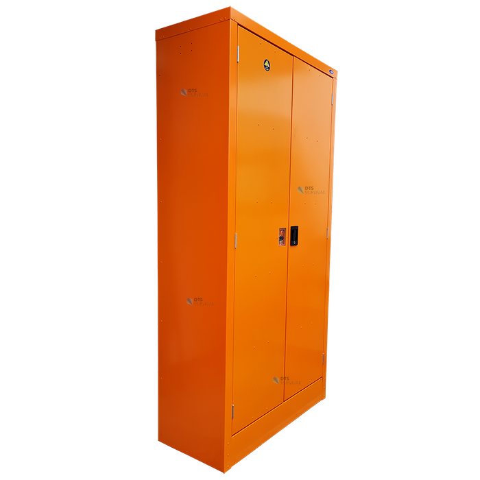 Civil Defence Medium Empty Orange Cabinet 1800 (H) x 1000 (W) x 460 (D)cm - Image 3