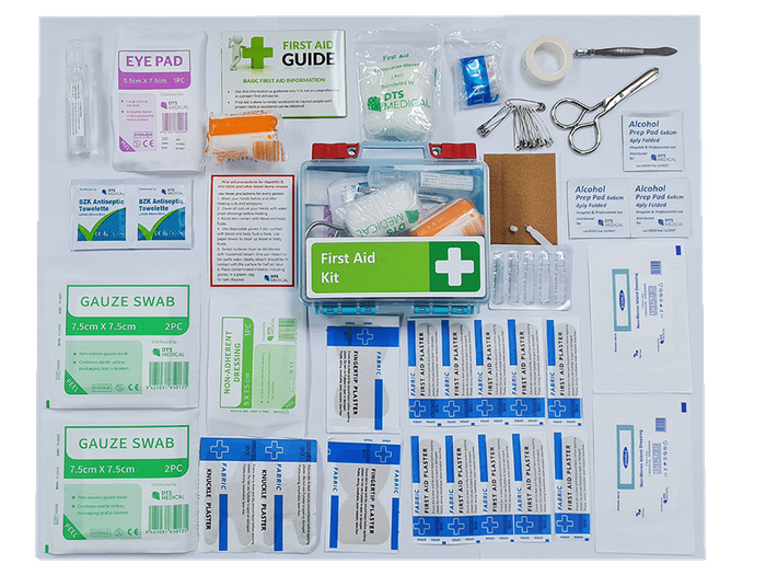 First Aid Kit in Small plastic box - Image 2