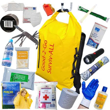 Good-2-Go Civil Defence Kit Back Pack - Essentials