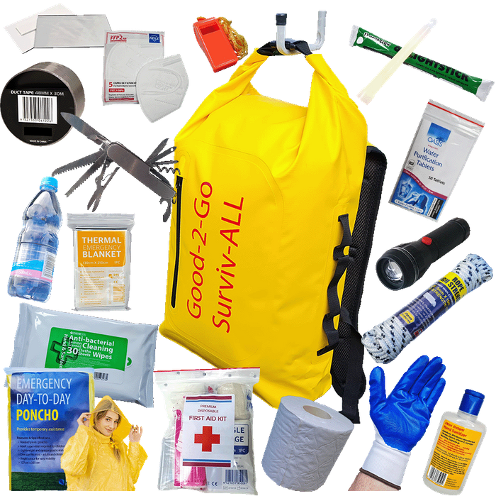Good-2-Go Civil Defence Kit Back Pack - Essentials