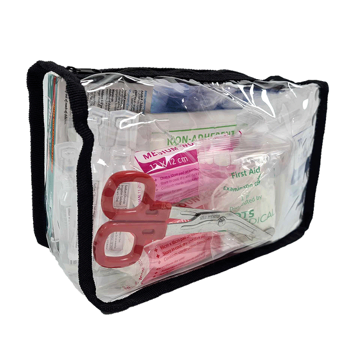 First Aid Bag Soft Pack, Clear, Large Triangle, No Handles - Image 2