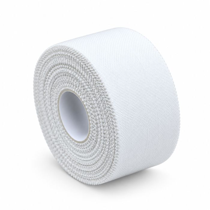 Sports Tape Fabric Single Roll Wrapped 38mm x 13.7m - White - Image 2