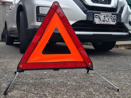 Warning Triangle Premium Folding stored in plastic case