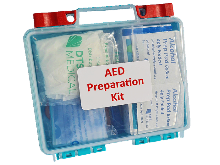 AED Prep Kit Economy in small plastic kit box - Image 2