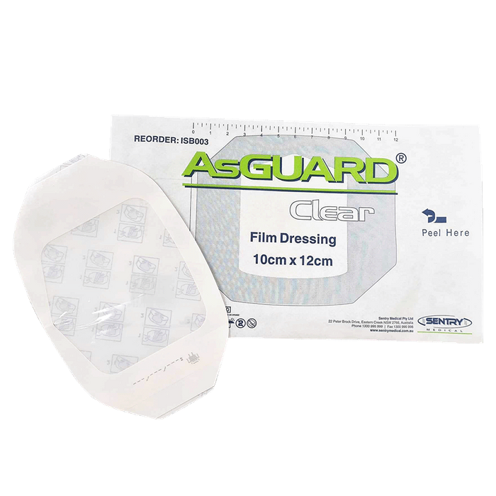 Clear Waterproof plain dressing 10x12cm single - Image 2