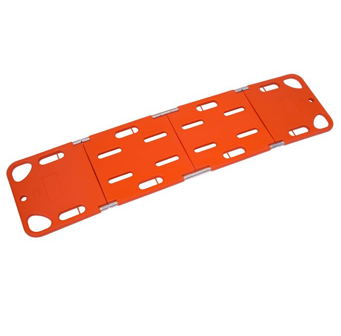 Patient Backboard QF with Straps Lightweight Durable Plastic Folds into quarters - Image 2