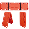 Patient Backboard SF with Straps Lightweight Durable Plastic Folds once in the middle
