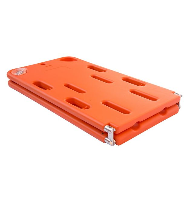 Patient Backboard SF with Straps Lightweight Durable Plastic Folds once in the middle - Image 2