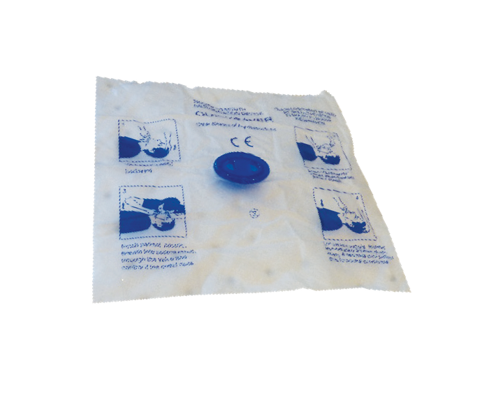 CPR Face Shield Bite Block Type First Aid One Way Valve