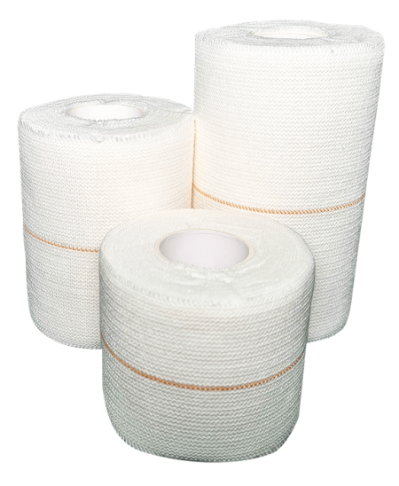 Fabric Elastic Adhesive Bandage White 10cm x 4.5m