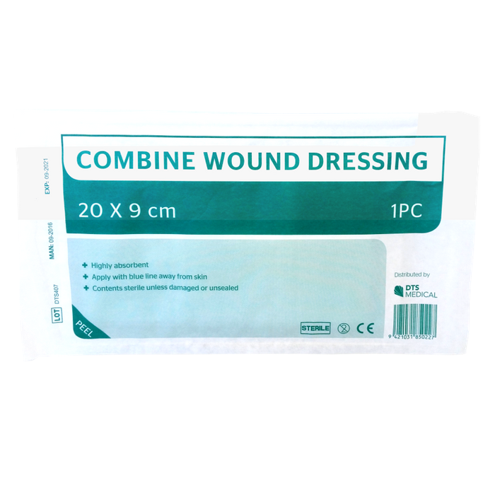 Combine Dressings, First Aid 20x9cm Sterile