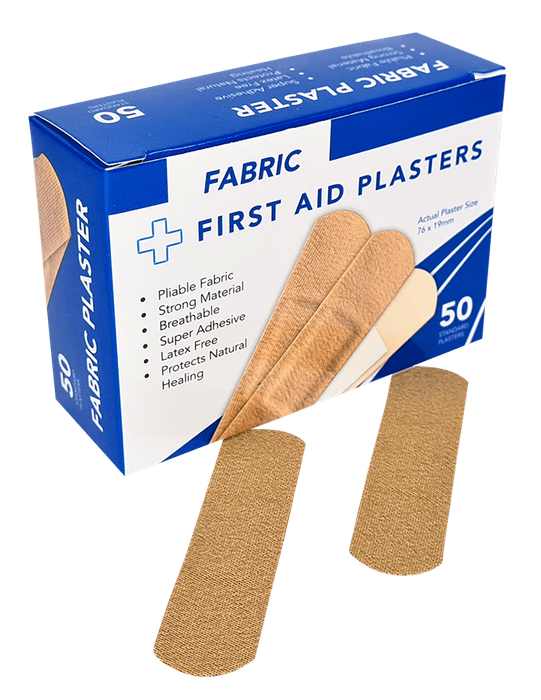 Plasters Fabric 50's First Aid Bandage regular 19mm x 76mm