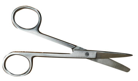 First Aid Scissors, Nursing Sharp Blunt 12.5cm