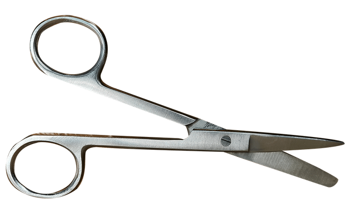 First Aid Scissors, Nursing Sharp Blunt 12.5cm