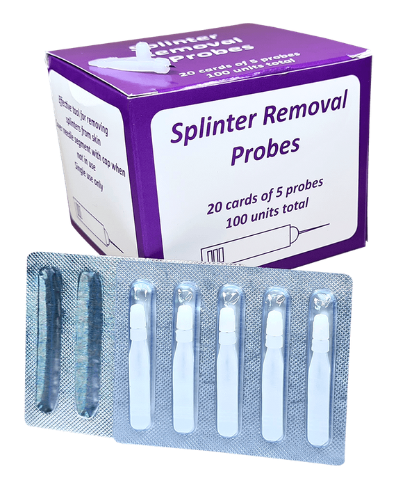 Splinter Removal Probes, Sterile, Individually Foil Sealed First Aid Card of (5) - Image 2