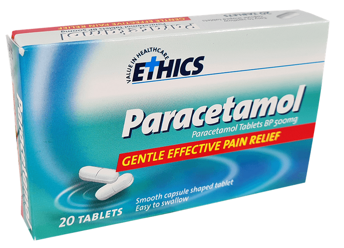Paracetamol 500mg - Pain Relief 20's capsules