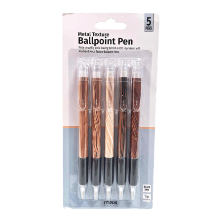 Writing Pen 5 Pack / Basic / Picture for representation purpose only