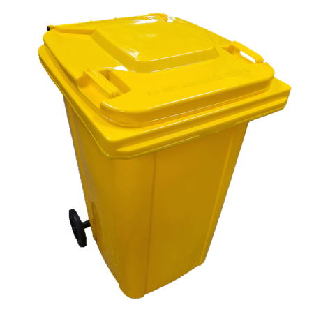 Yellow Wheelie Bin 240 Litre