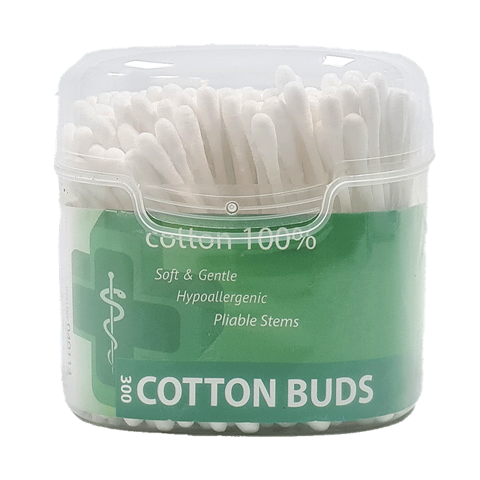 Cotton Tips Double Ended 300 per Pack Sleeve of 6