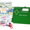 Early Child Care First Aid Kit Large - Plastic Green Wall Mount