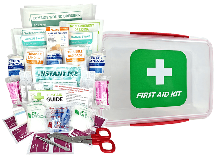 Early Child Care First Aid Kit Medium - Plastic Lunch Box style