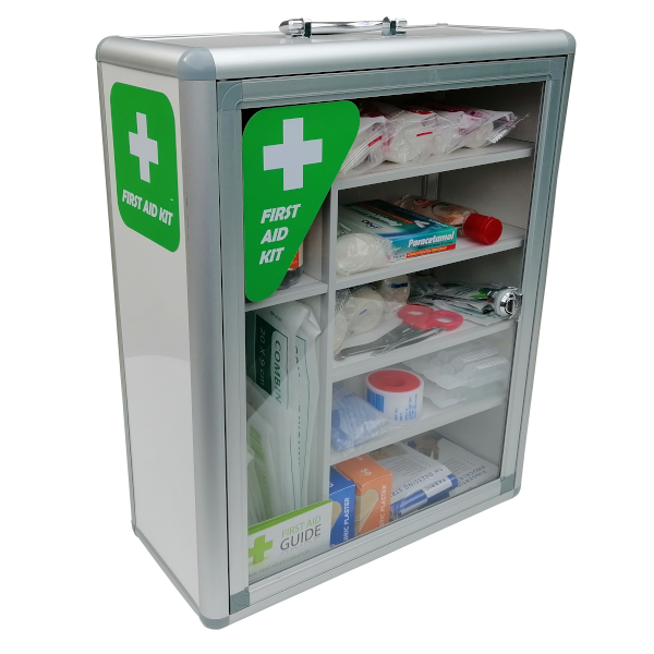 First Aid Plastic Cabinet X large Clear Front Wall Mountable Empty - Image 2