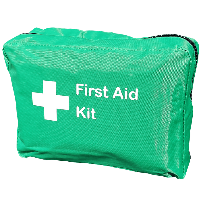 First Aid Bag Soft Pack, Green, Medium, 2 Green Fold Out Sleeves No Handles - Image 2