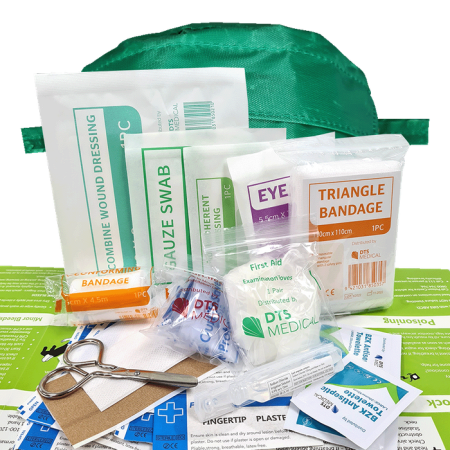 First Aid Kit Vehicle Glove Box In Semi Circle Bag