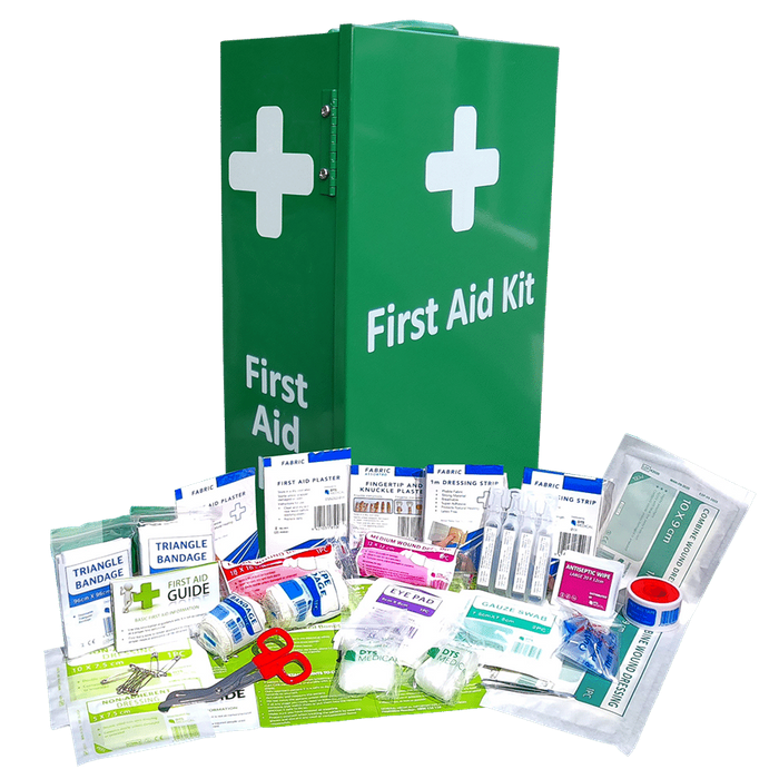 First Aid Kit Work Place 1-50 in Portrait Metal Wall mountable cabinet