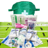 Economy Lone Worker First Aid Kit in Belt Loop Semi Circle Pouch