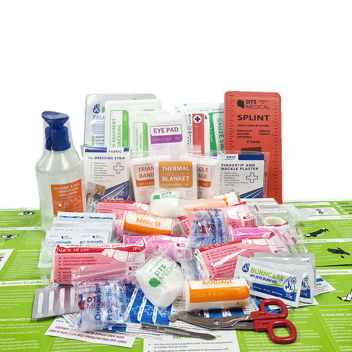 Farm Shed Maxi Comprehensive First Aid Kit Landscape Metal Cabinet