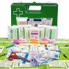 First Aid Kit Office 1-50 Person Green Wall Mountable Plastic Box
