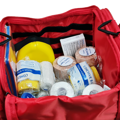 Sports Team First Aid Kit Premium Large Default Red Bag. Black or Navy if in stock - Image 2