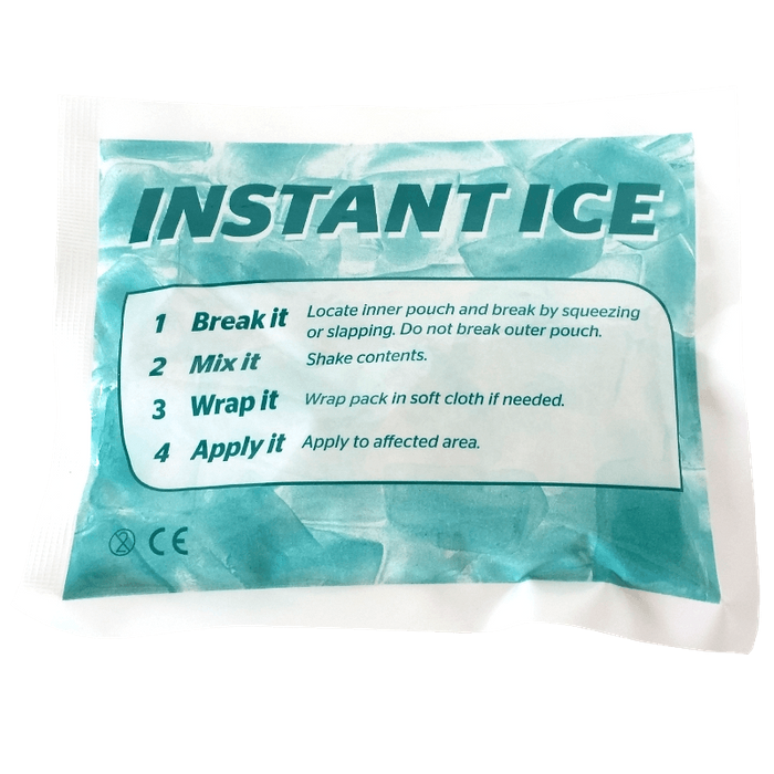 Instant Ice Pack / Cold Pack - Small, Strike to burst inner bladder to activate