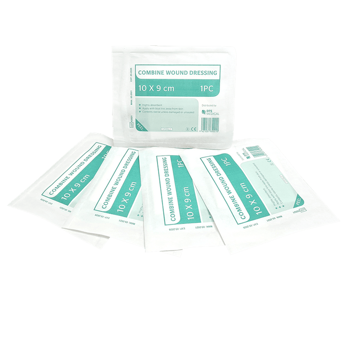 Combine Dressings, First Aid 9x10cm Sterile 5 Pack
