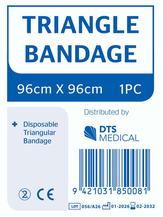 Triangle Bandage Disposable Medium NO safety pins - Image 2