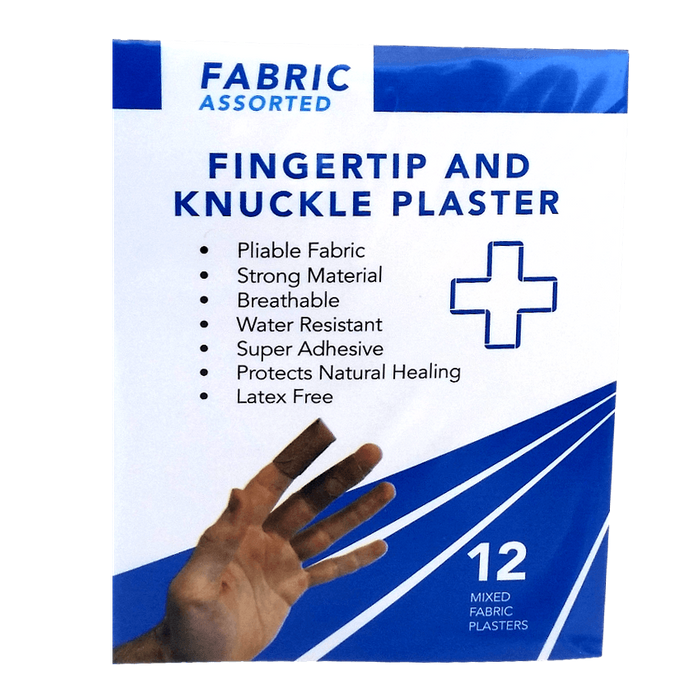 Fabric Assorted Plasters packet of 6 Knuckle / 6 Finger Tip